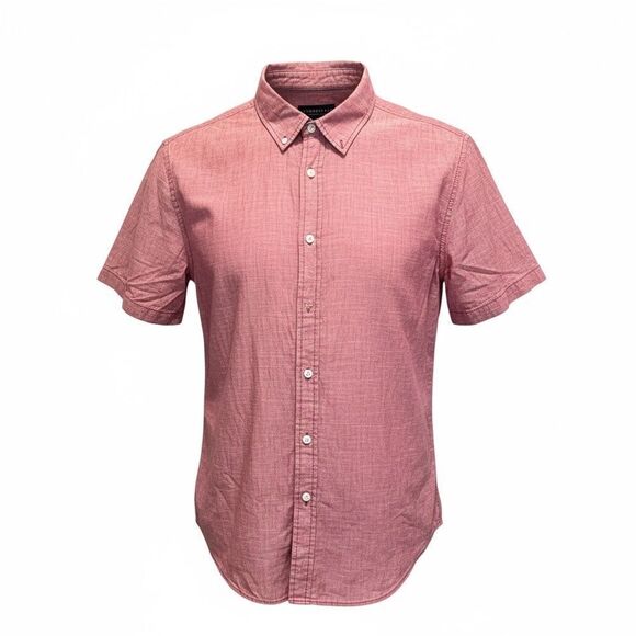 EUC Areopostale Men’s Res  button Down Short Sleeve Casual Shirt - Size L - Picture 2 of 5